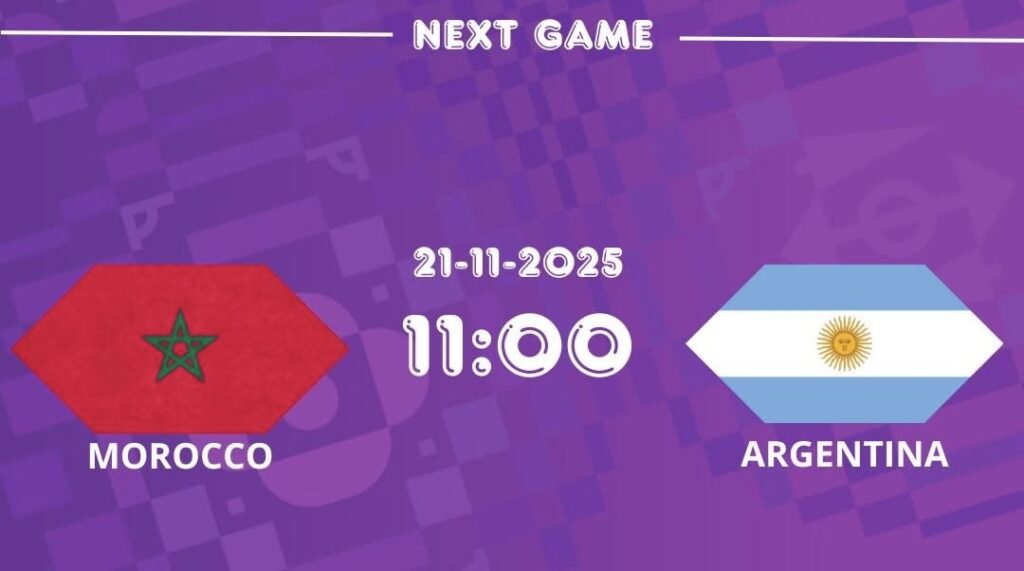 المغرب يواجه الأرجنتين في مباراة حاسمة بكأس العالم لكرة القدم