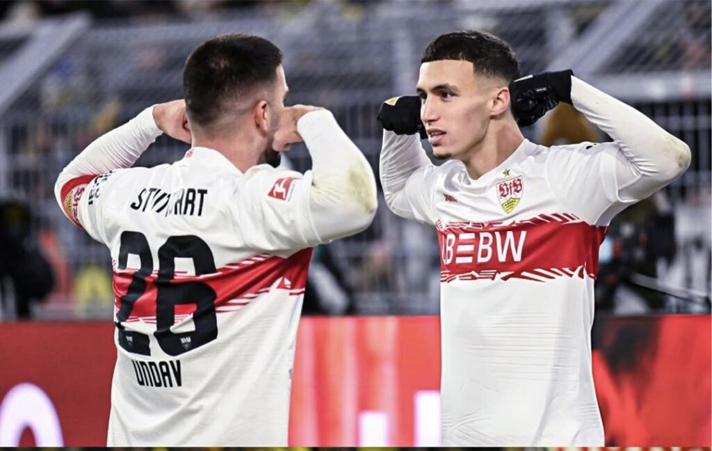 بلال الخنوس يواصل الإبهار ويقود شتوتغارت لتعادل مثير أمام دورتموند