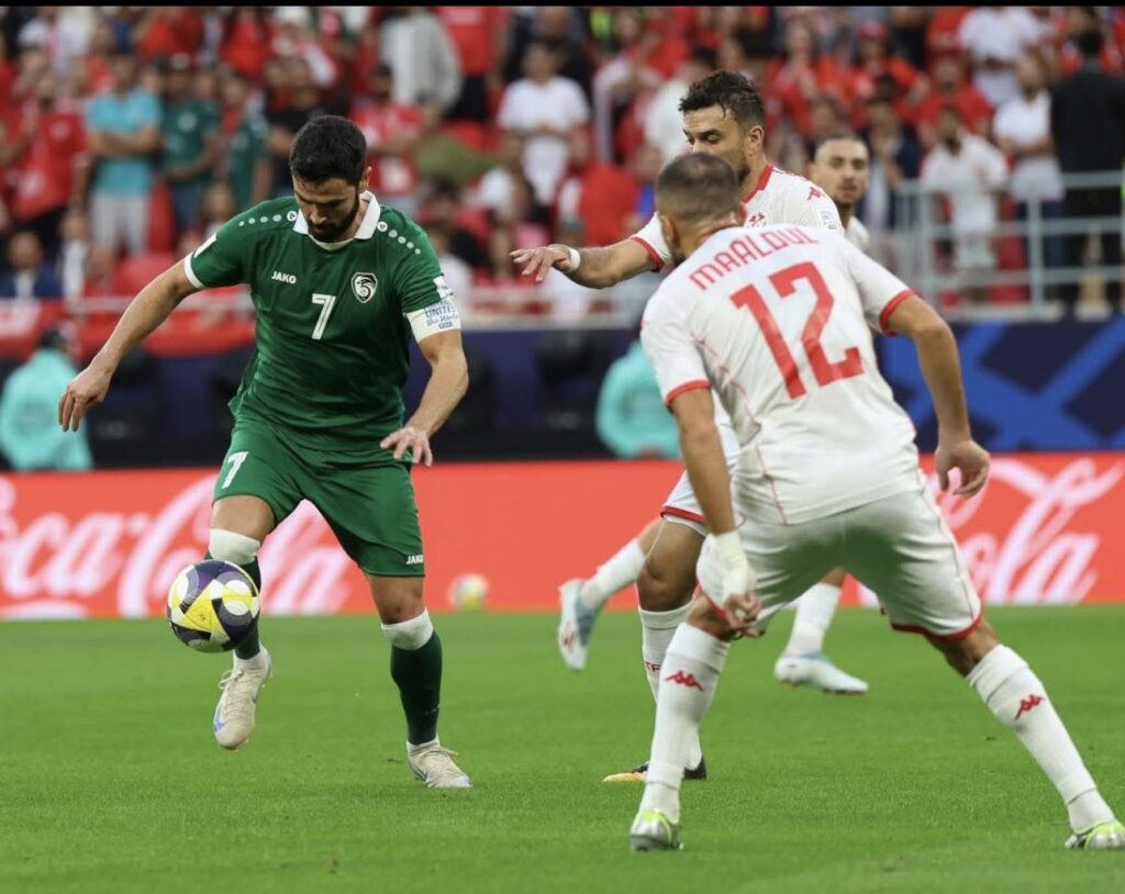 مفاجأة مدوّية في الجولة الأولى… تونس تسقط أمام سوريا بهدف قاتل في كأس العرب