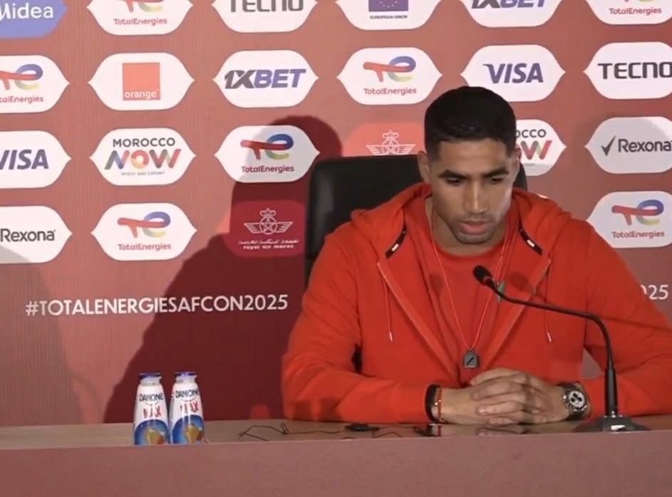 حكيمي: الانتقادات تؤلمنا… ولا تنسوا أن الركراكي هو من قادنا إلى نصف نهائي المونديال