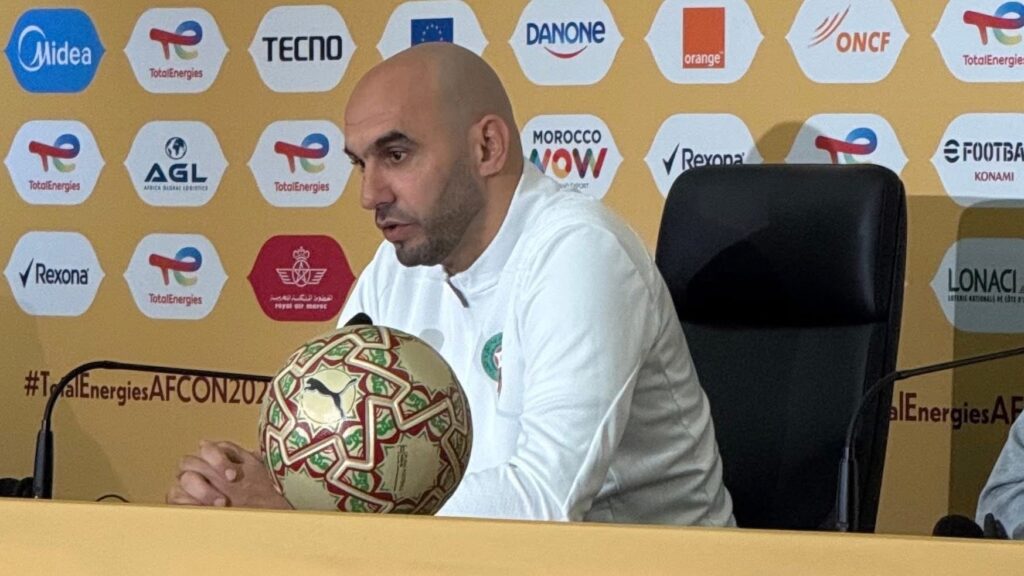 الركراكي قبل نهائي الكان: لسنا هنا للقب عابر.. المغرب يريد صناعة تاريخ طويل