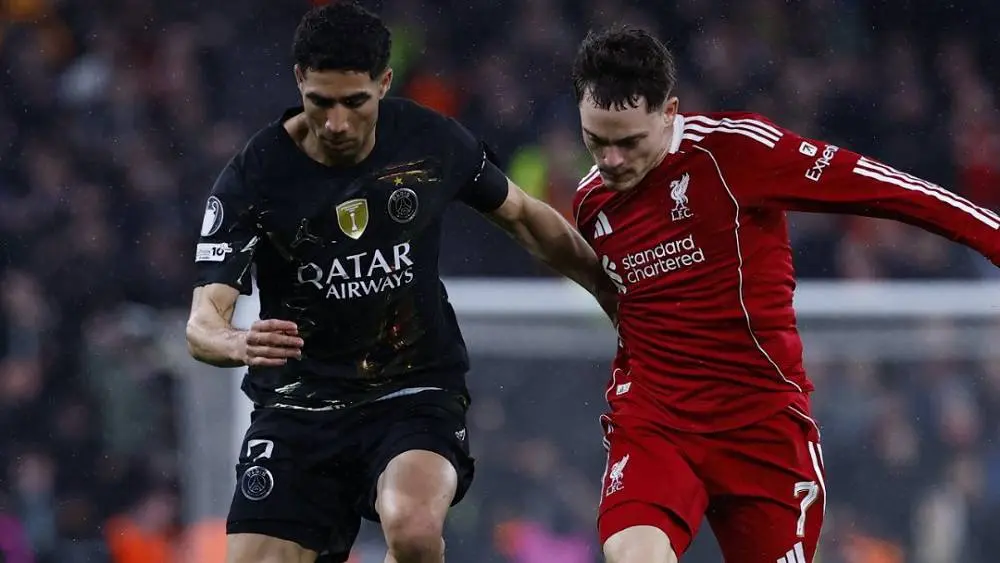 باريس سان جيرمان يعبر إلى نصف النهائي بثنائية ديمبيلي ويقصي ليفربول